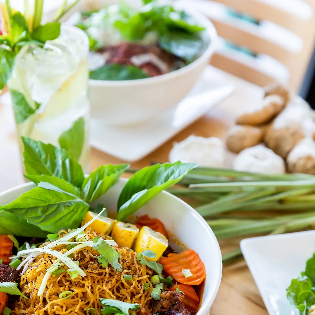 Noodle Salad Bowl Vermicelli Bún