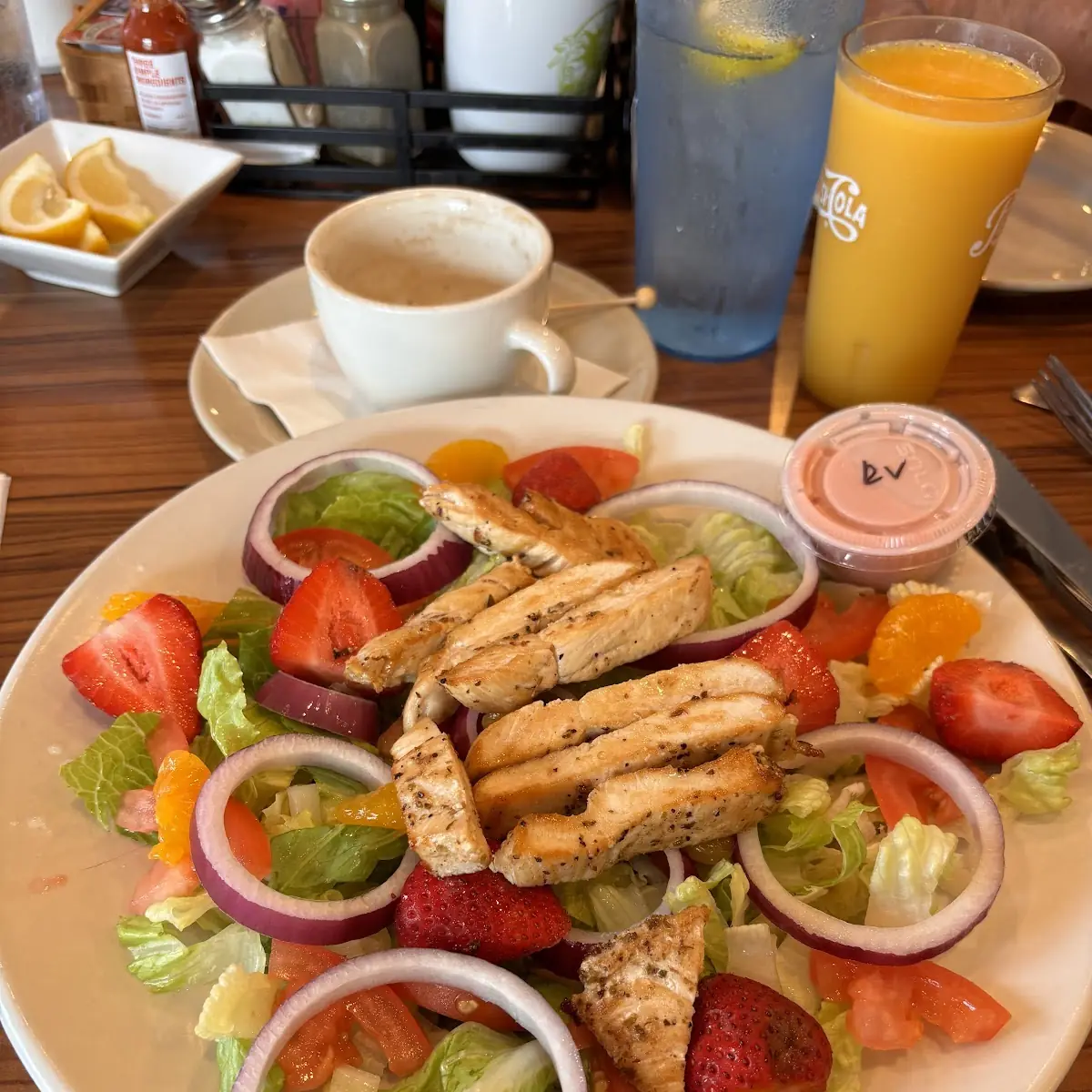 Grilled Chicken Pecan Salad