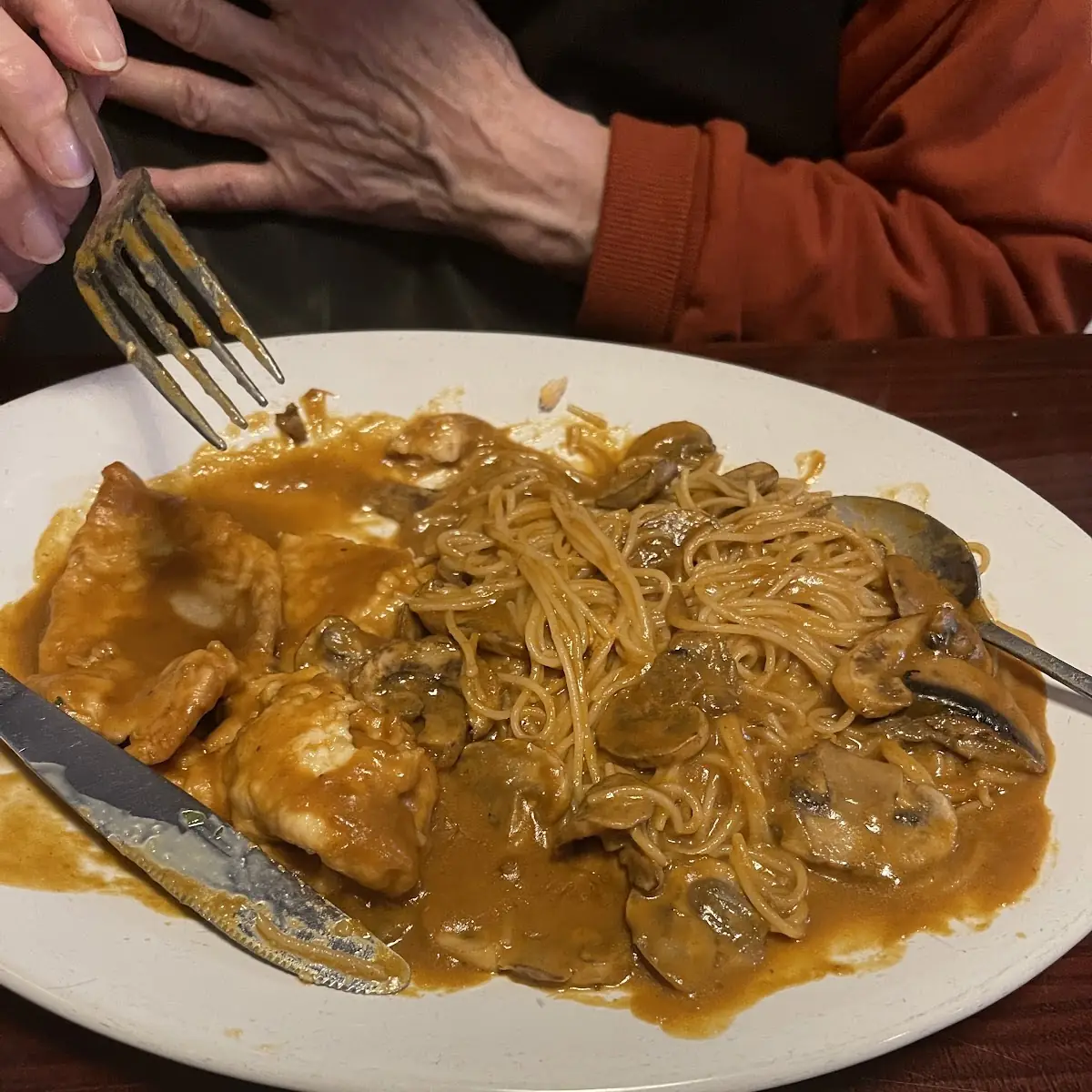 Chicken Marsala Entrée