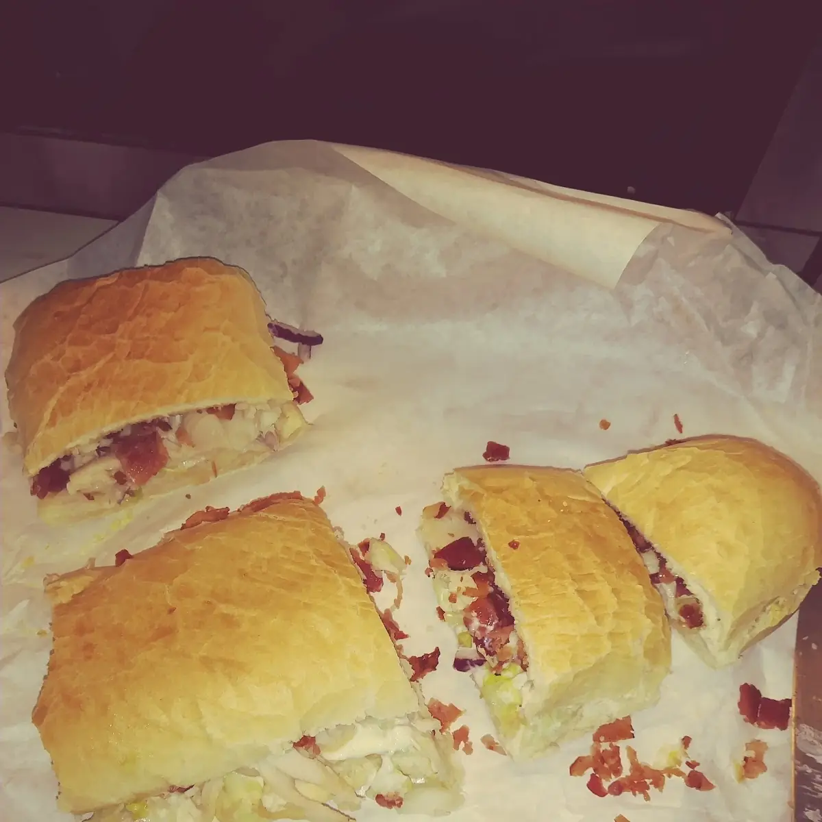 Turkey Bacon Submarine Sandwich