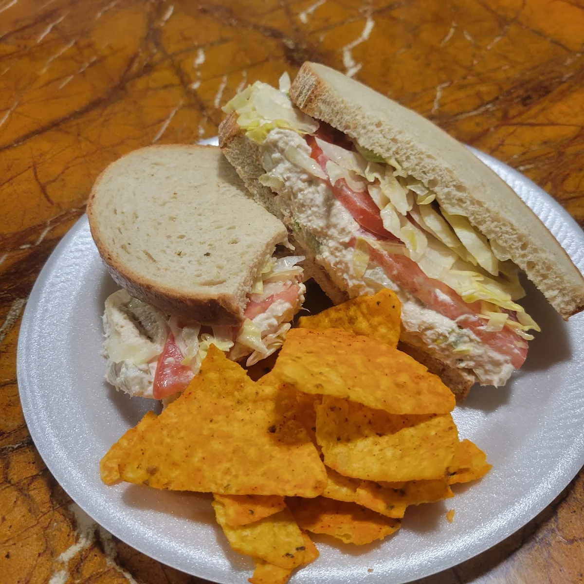 Tuna Salad Bacon Club