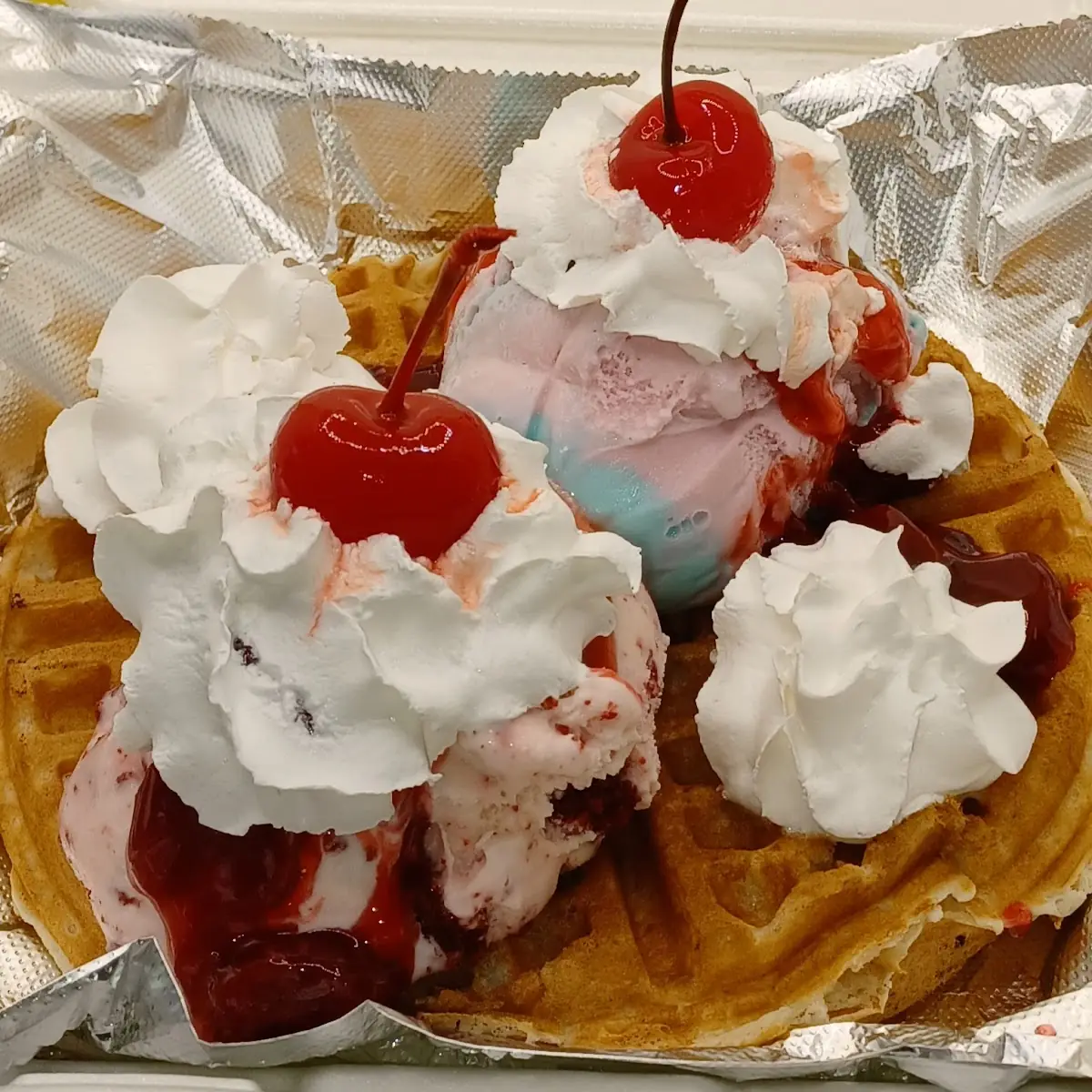Waffle Cone Sundae
