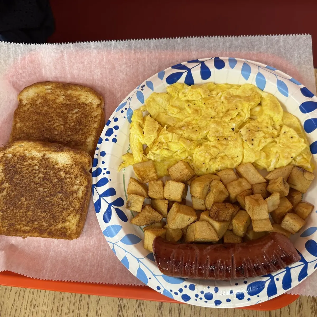 Scrambled Eggs and Sausage