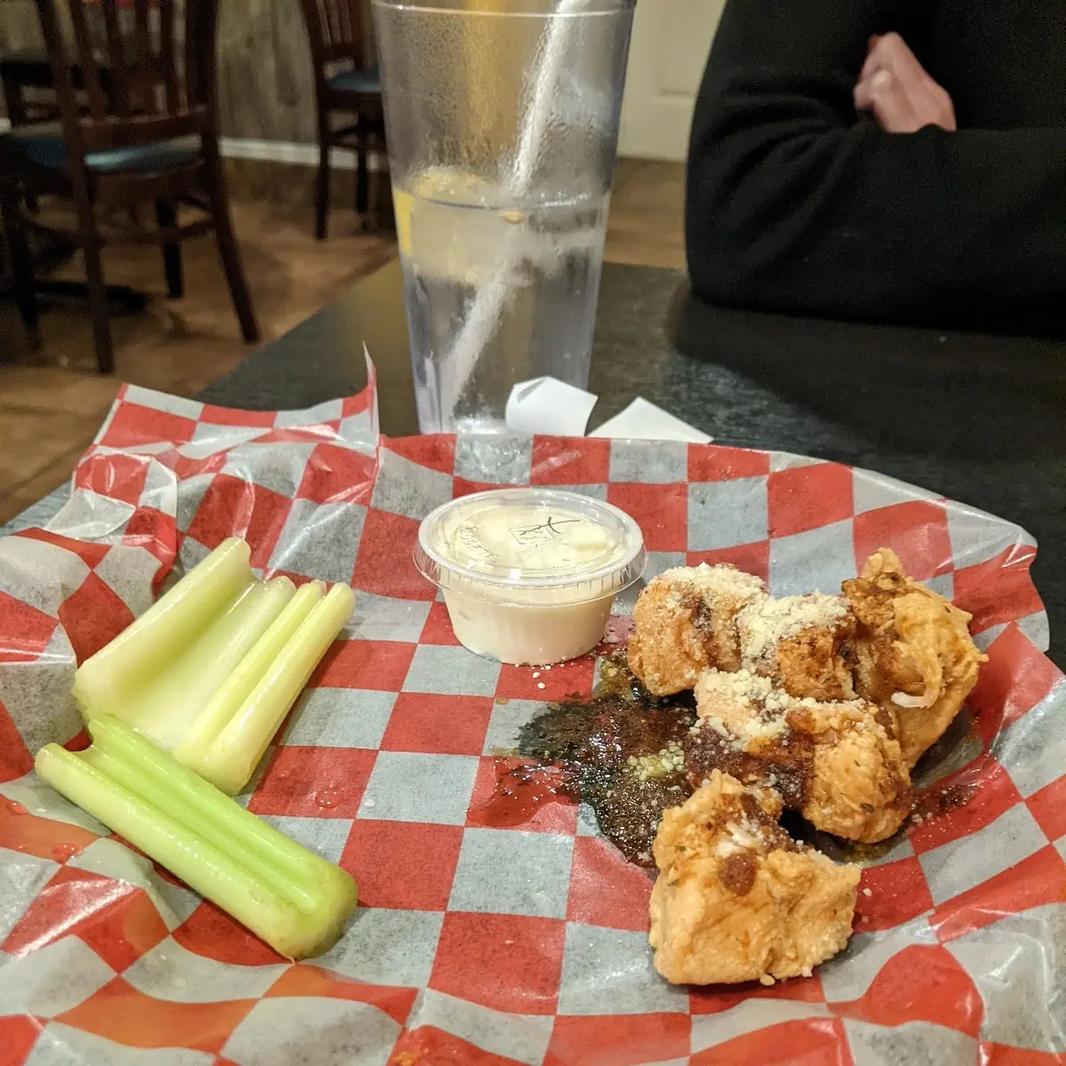 Garlic Parmesan Buffalo Bites