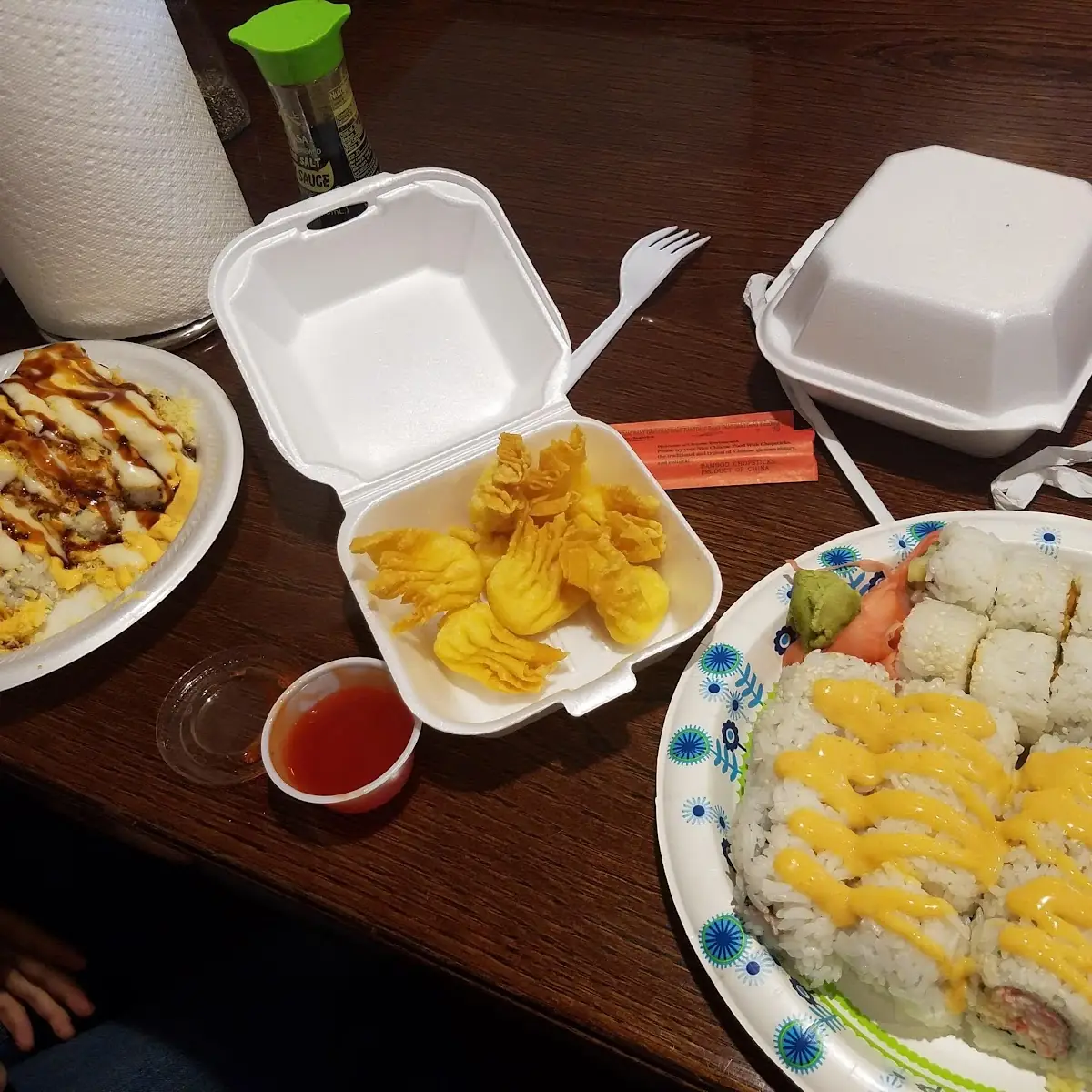 Crap Ragoon and Sushi