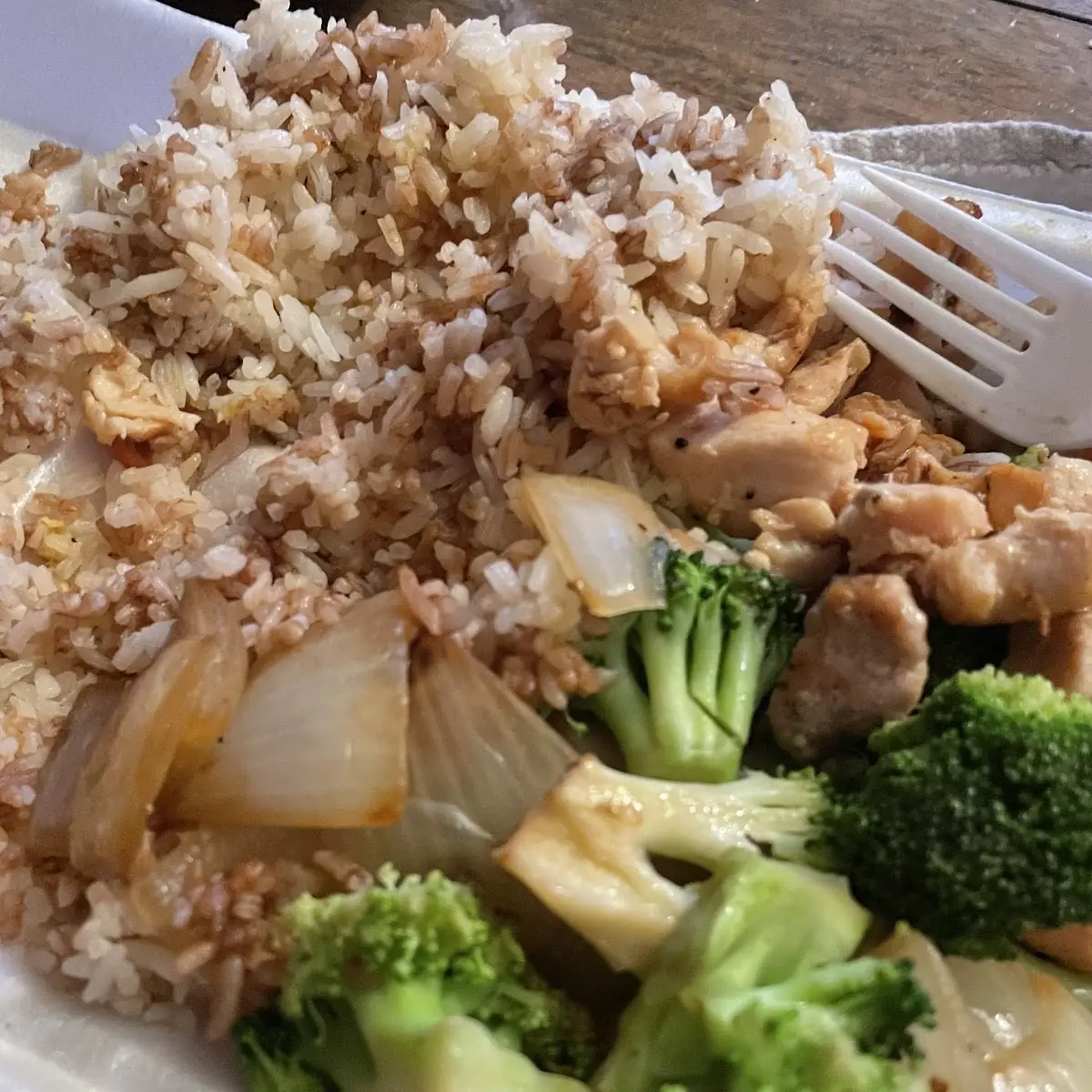Hibachi Shrimp & Chicken