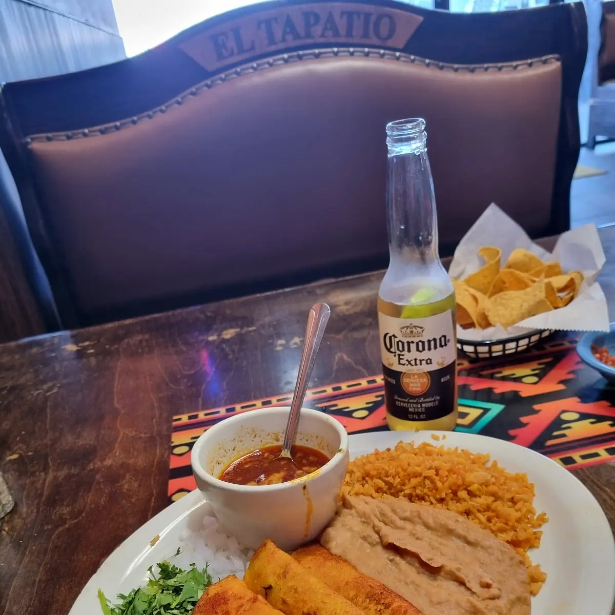 Quessabirrias with Consome Refried Beans Mexican Rice
