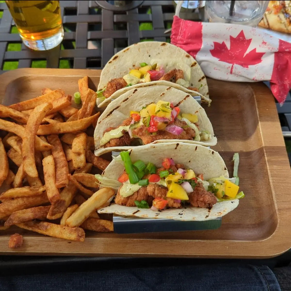 Fish Tacos, The Bourbon Tap & Grill Tecumseh