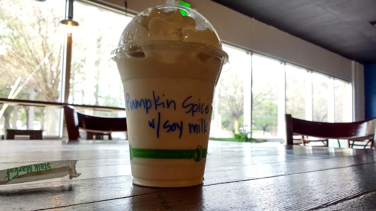 Pumpkin Spice Frappe with Soy Milk