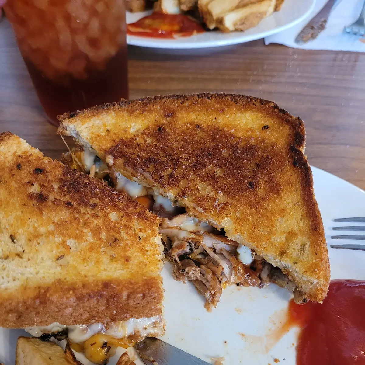 Barbecue Grilled Cheese