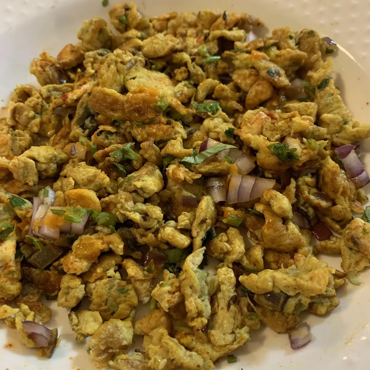 Masala Omelette Egg Bhurji