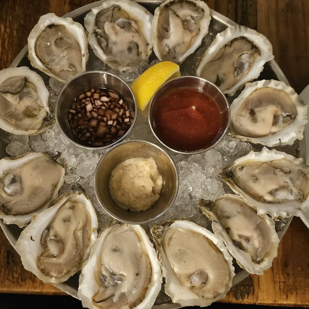 Raw Oysters on the Halfshell