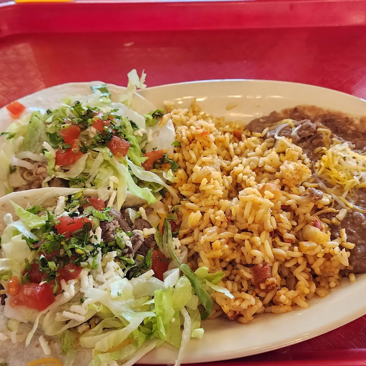 Fajita and Carnitas Tacos