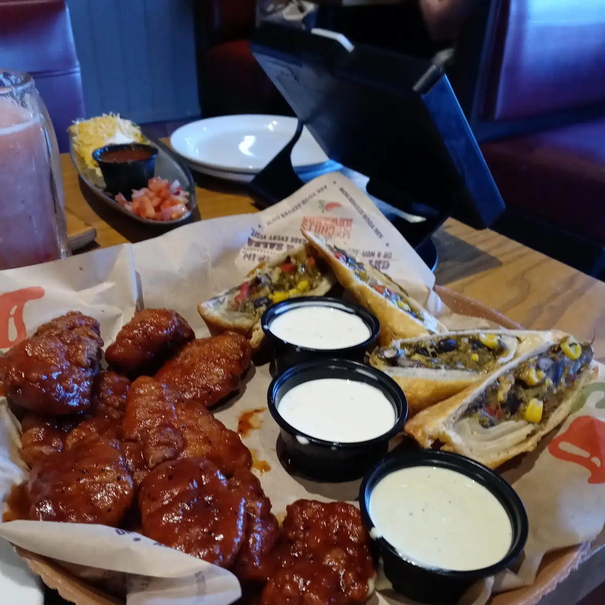 Triple Dipper Sampler Platter