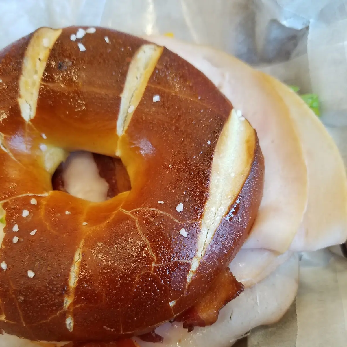 Pretzel Turkey Bacon Club