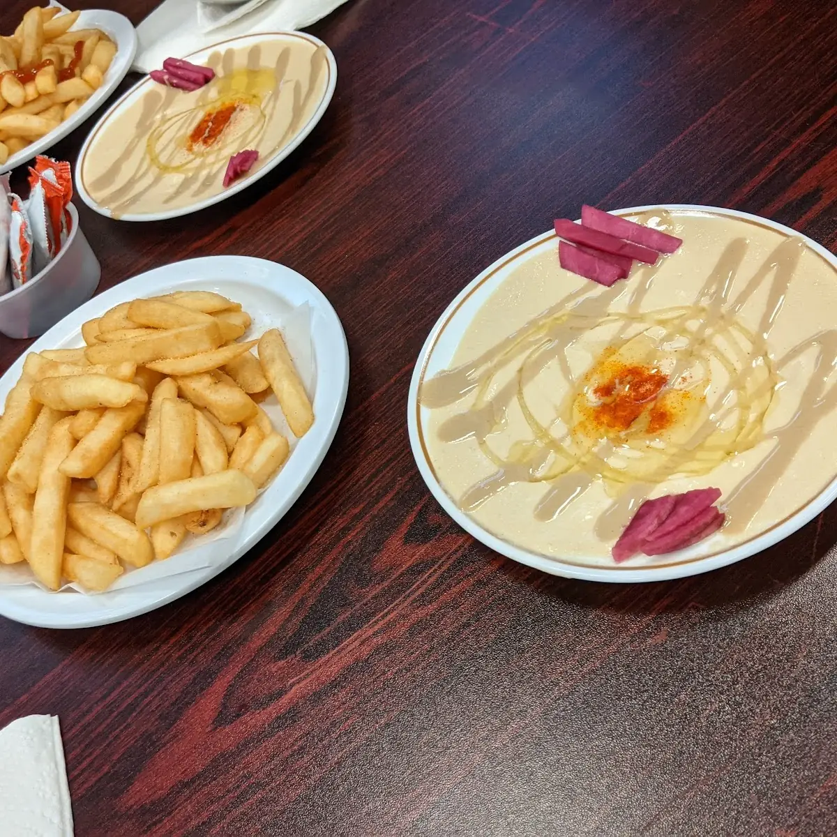 Hummus and Fries