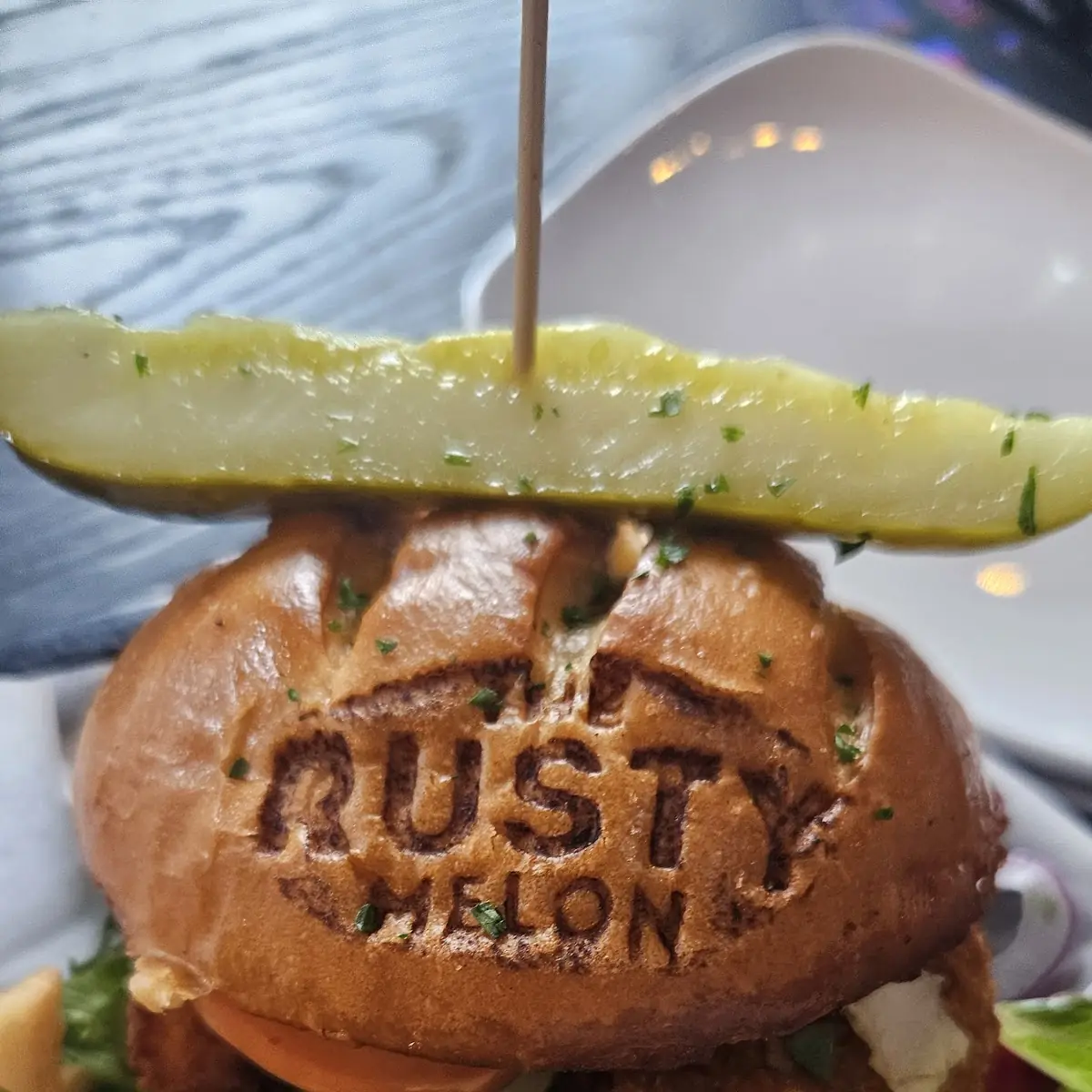 Blue Cheese and Bacon Burger