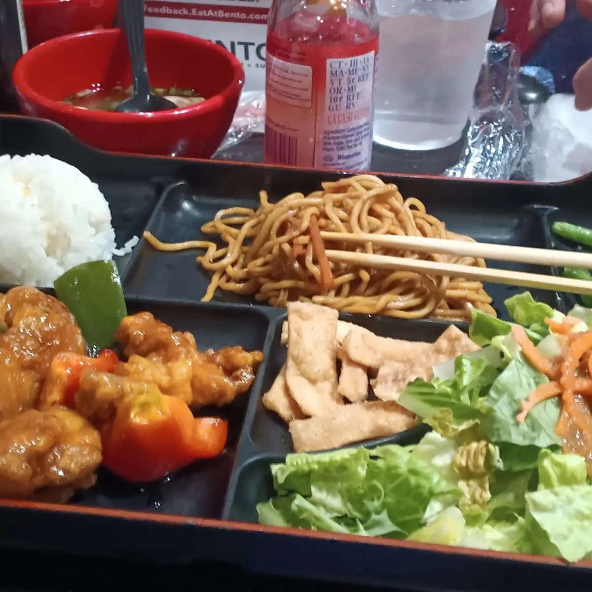 Orange Chicken Bento Box