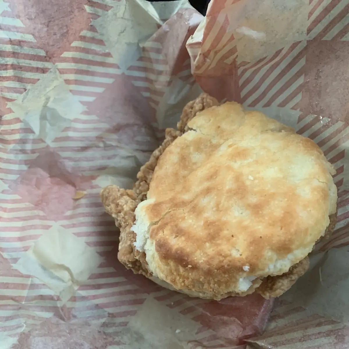 Cajun Chicken Biscuit