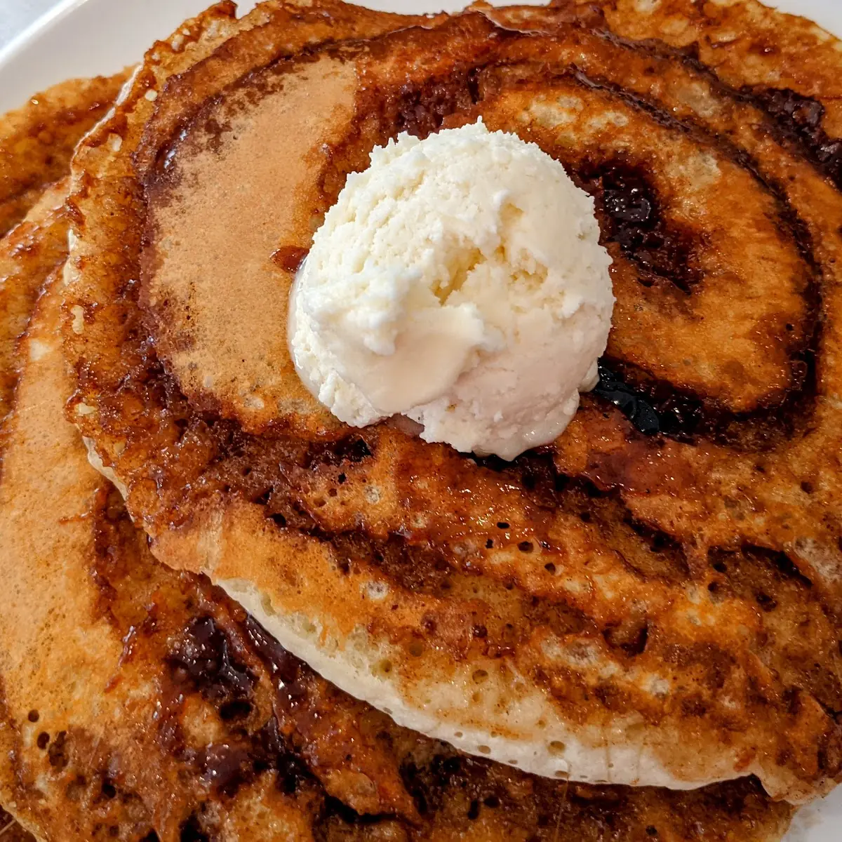 Cinnamon Roll Pancakes