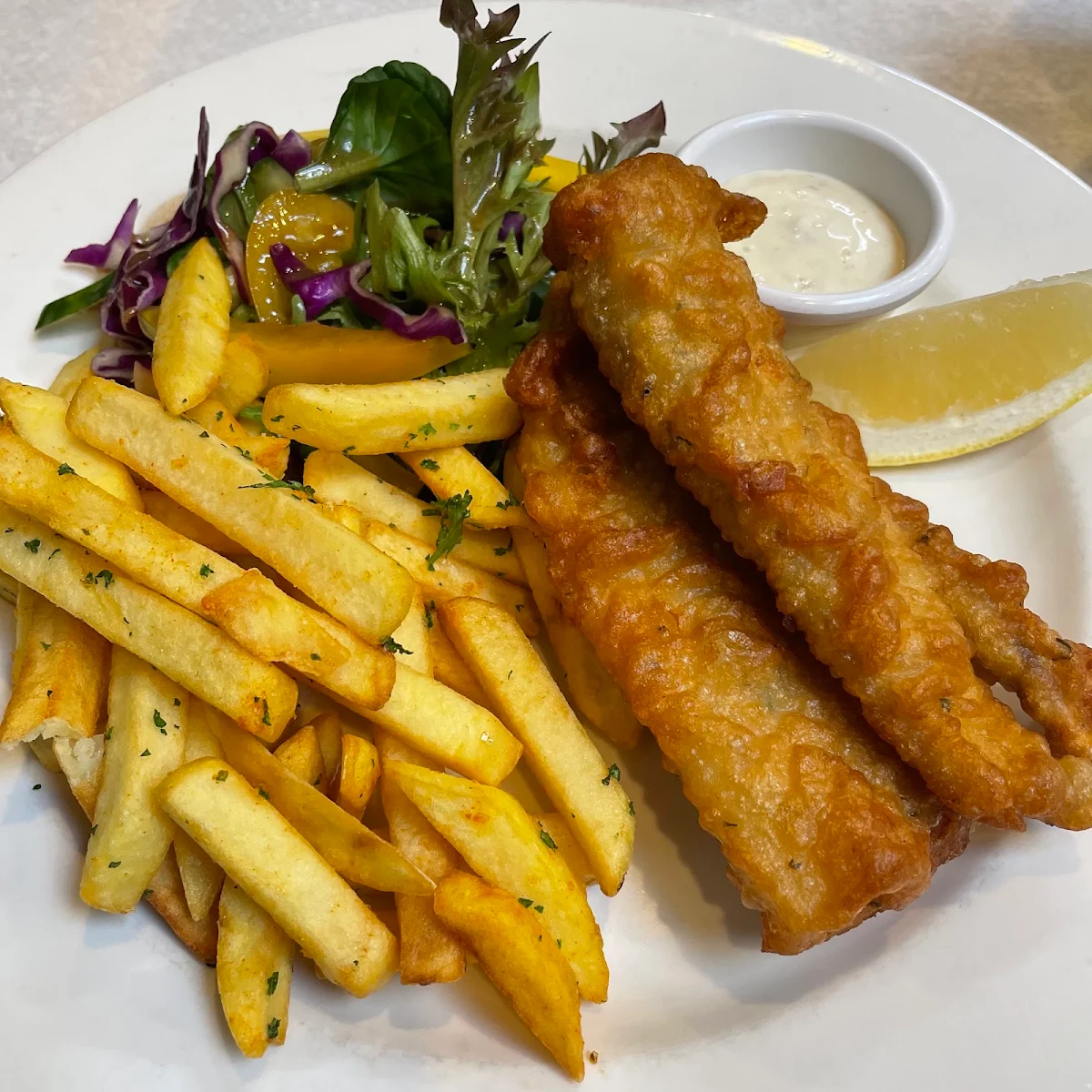 Fish and Chips, Gunners Arms Tavern