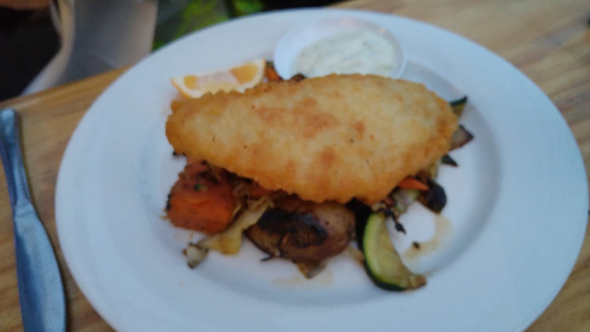 Tempura Barramundi, Gunners Arms Tavern