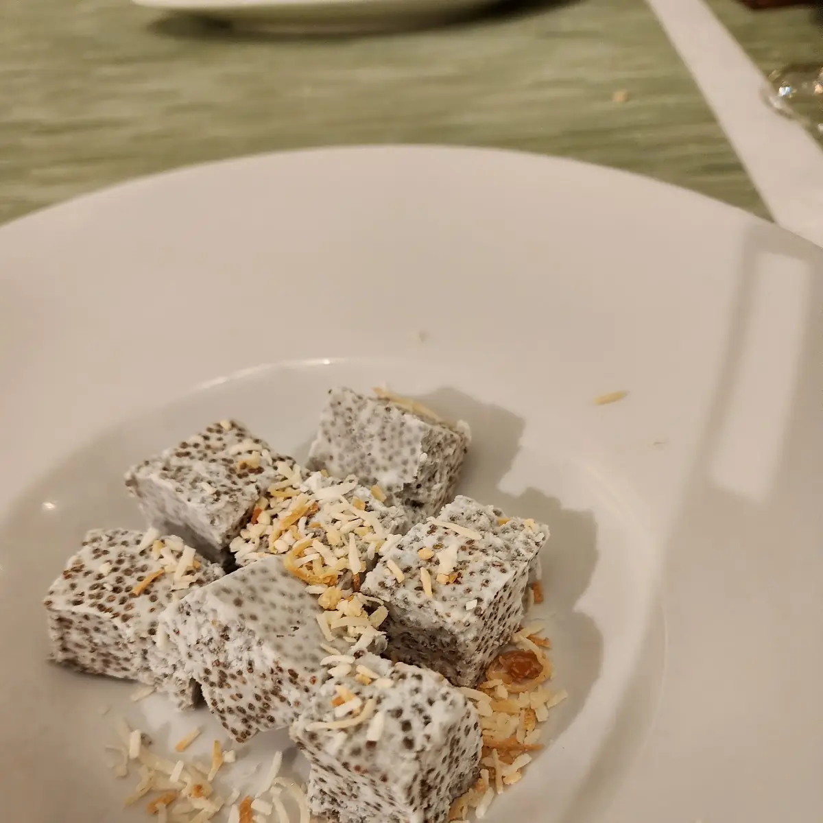 Coconut & Chia Seed Semifreddo
