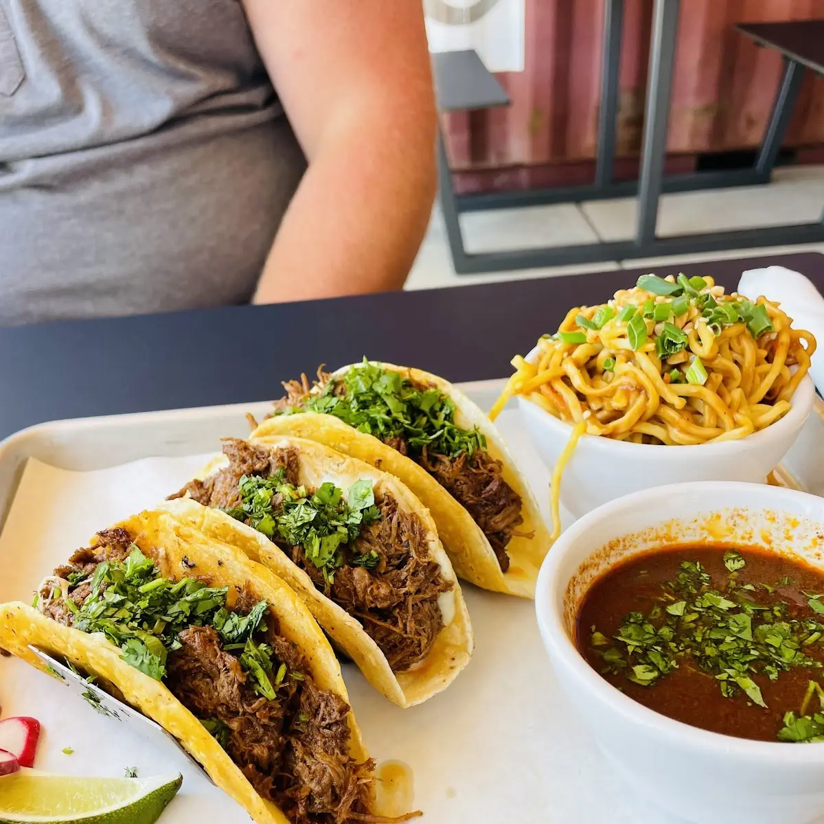 Birria Tacos with Fries