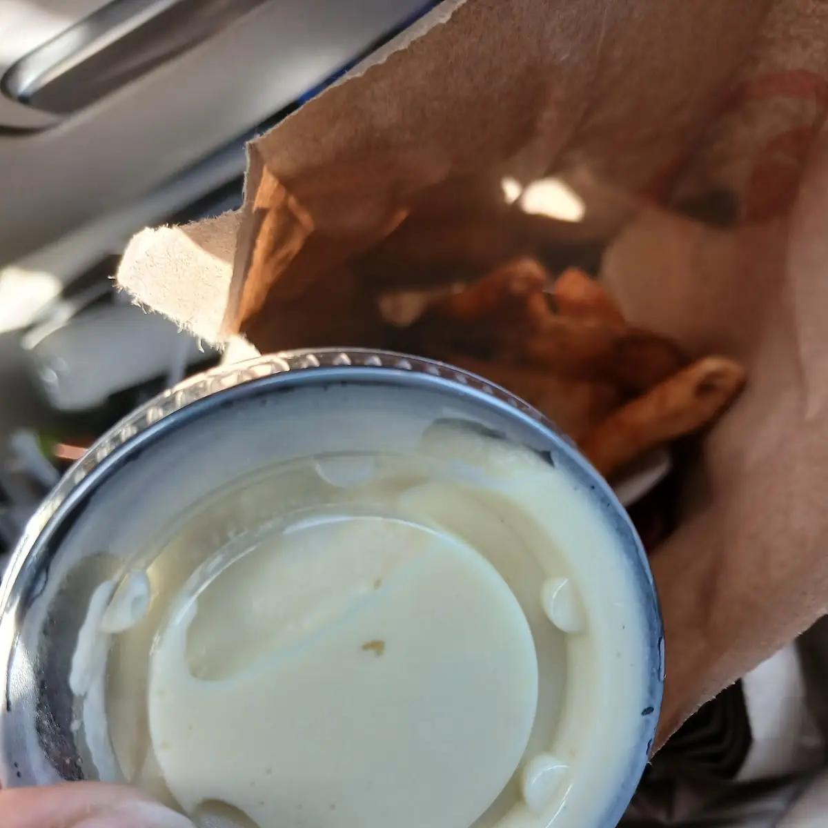 Side Melted Swiss Cheese