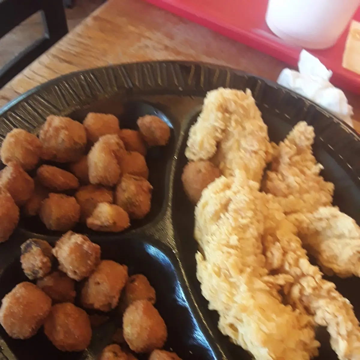Chicken Tenders and Okra