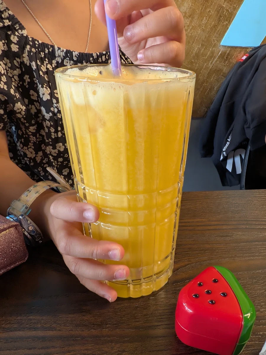 Carrot Juice Float, Suficup Turkish Breakfast