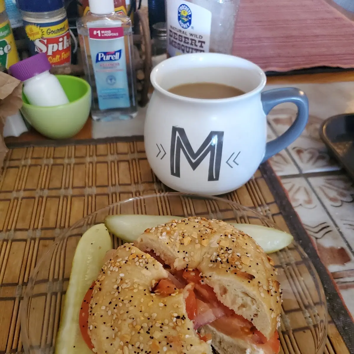 Salmon&Cream Cheese Everything Bagel