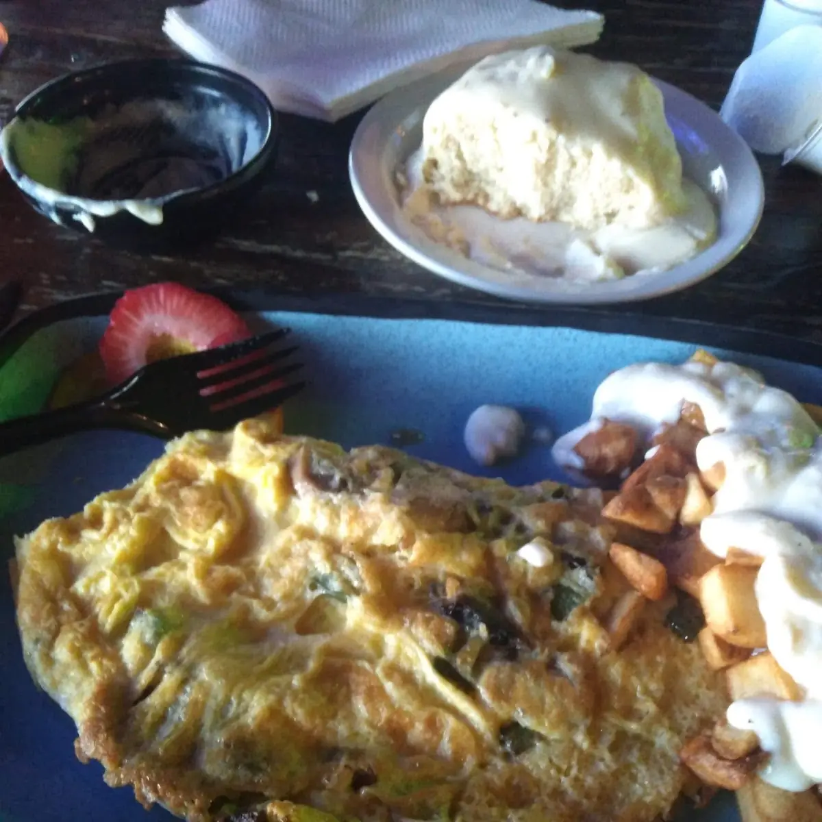 Three Egg Veggie Omelette