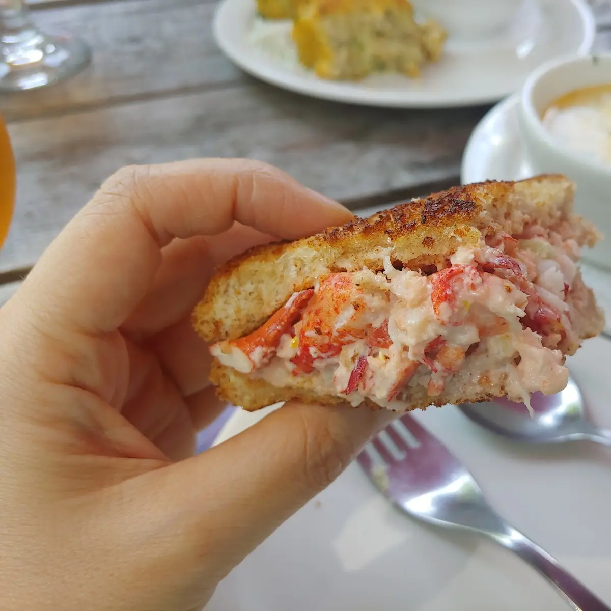 Grilled Lobster Sandwich, Niger Reef Tea House (licensed restaurant)