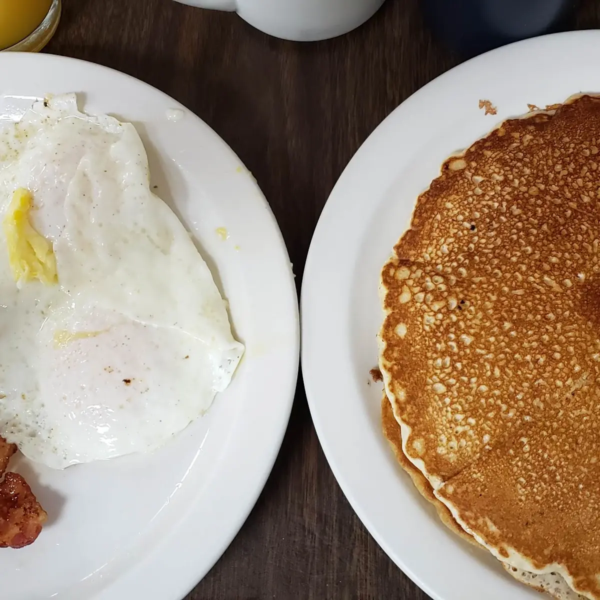 2 Eggs Bacon and Pancakes