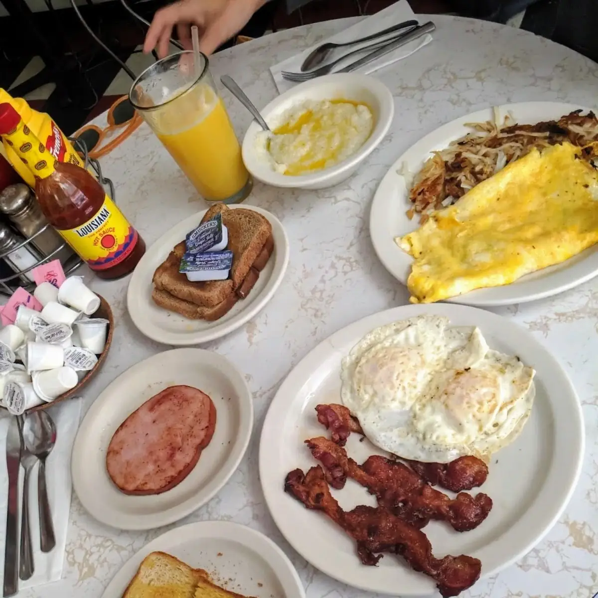2 Eggs Corned-Beef Hash and Toast