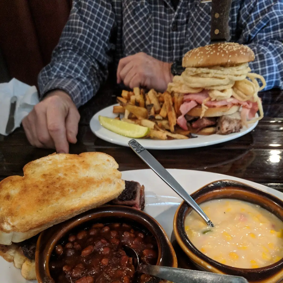 Baked Beans and Cheesy Corn