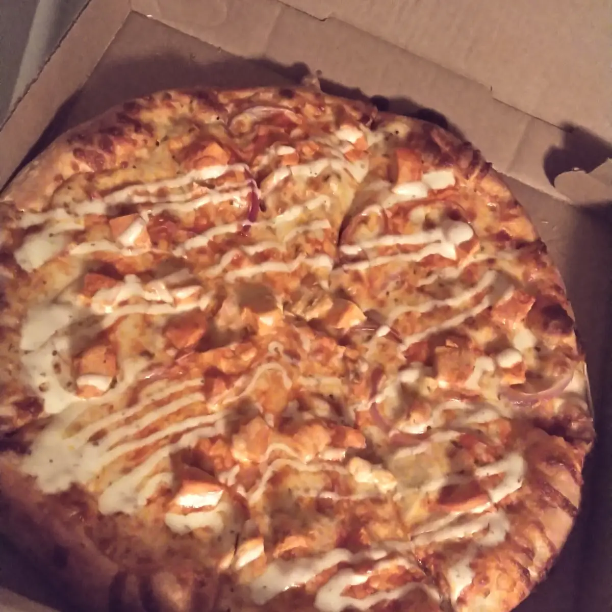 Large Buffalo Chicken Pizza