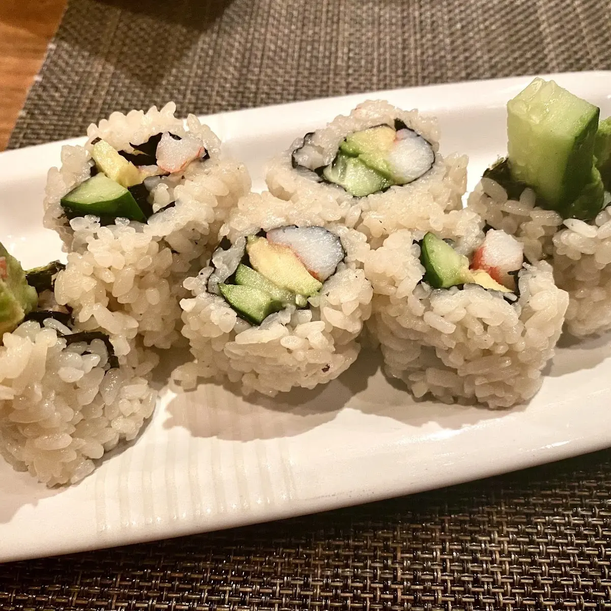 California Roll with Real Crab Meat
