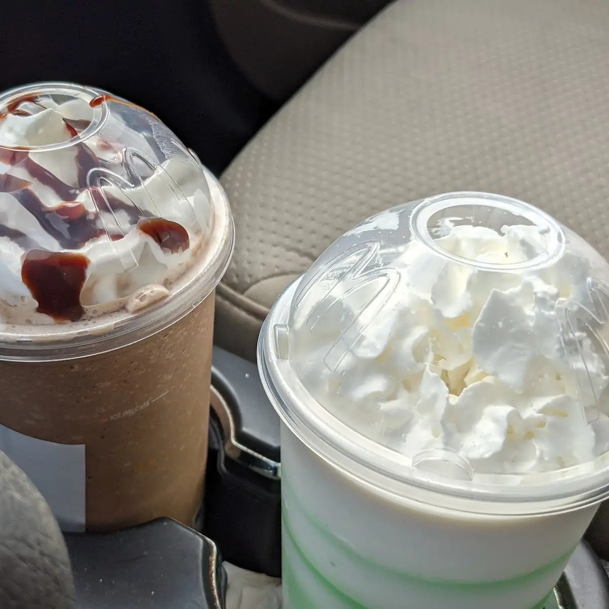 Mocha Frappe Shamrock Shake