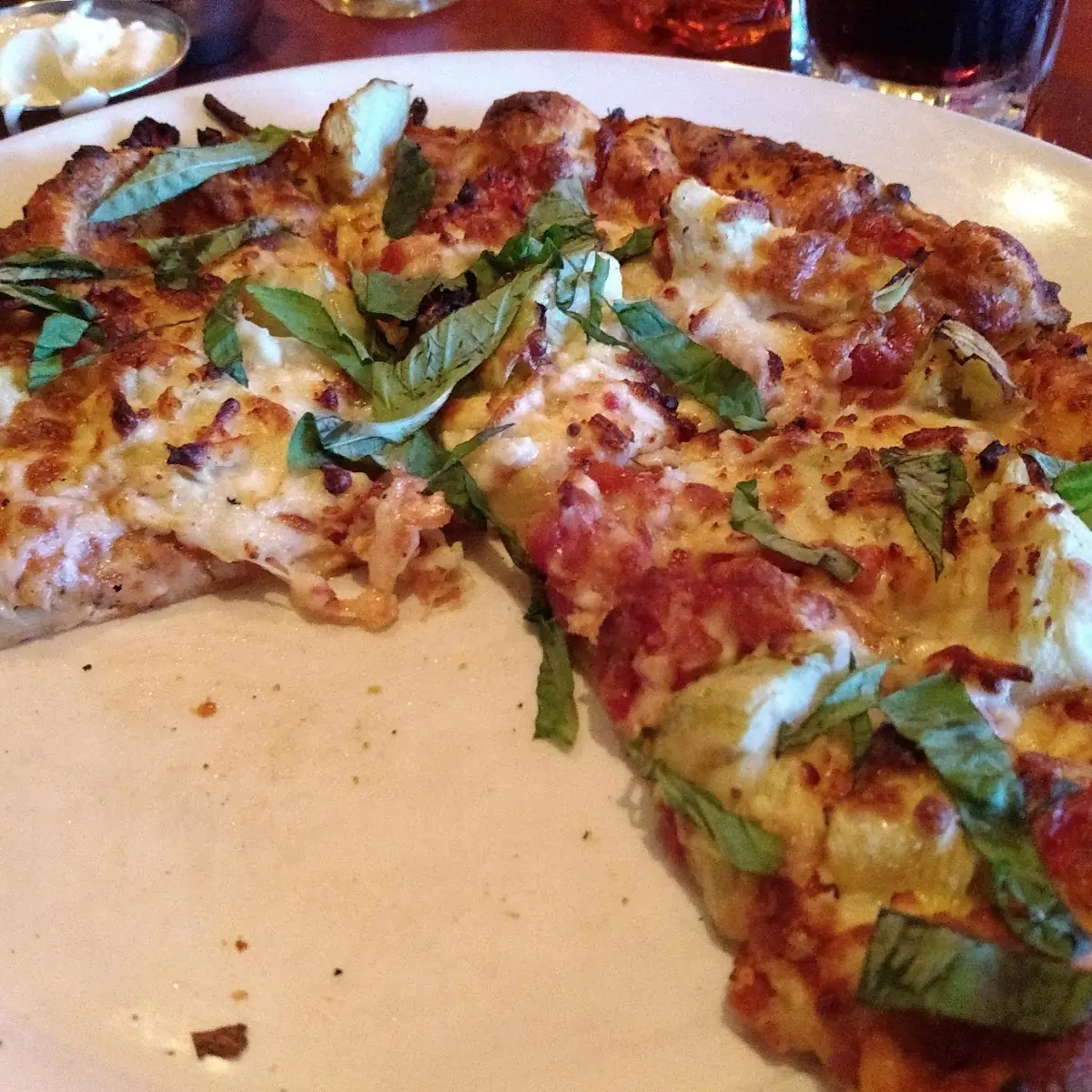 Pizza Salami, The Restaurant at The Saltspring Inn
