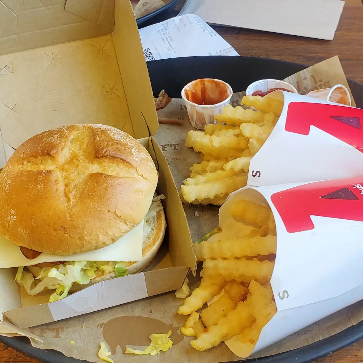 Chicken Bacon Swiss Fries