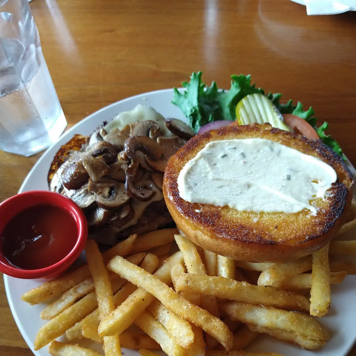 Mushroom Swiss Burger