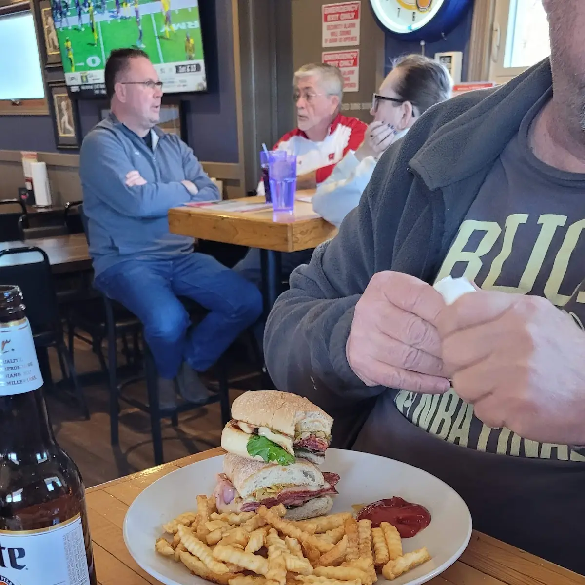 Muffuletta Sandwich & Fries