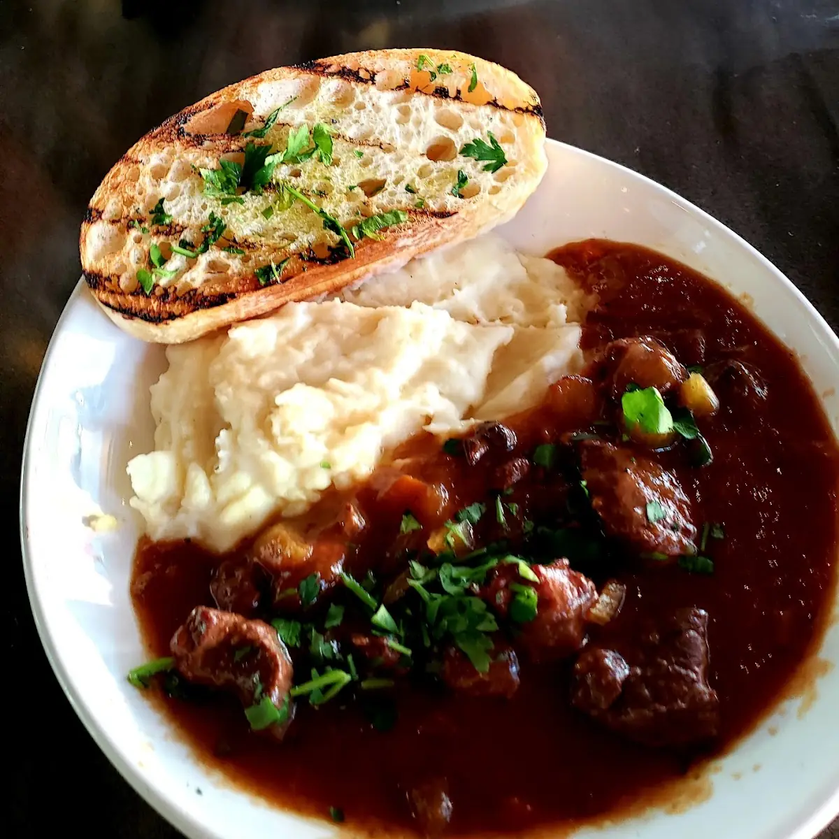 Braised Beef & Mushrooms