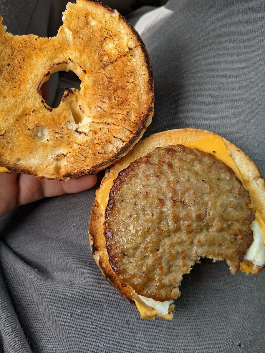 Sausage Breakfast Bagel, Tim Hortons