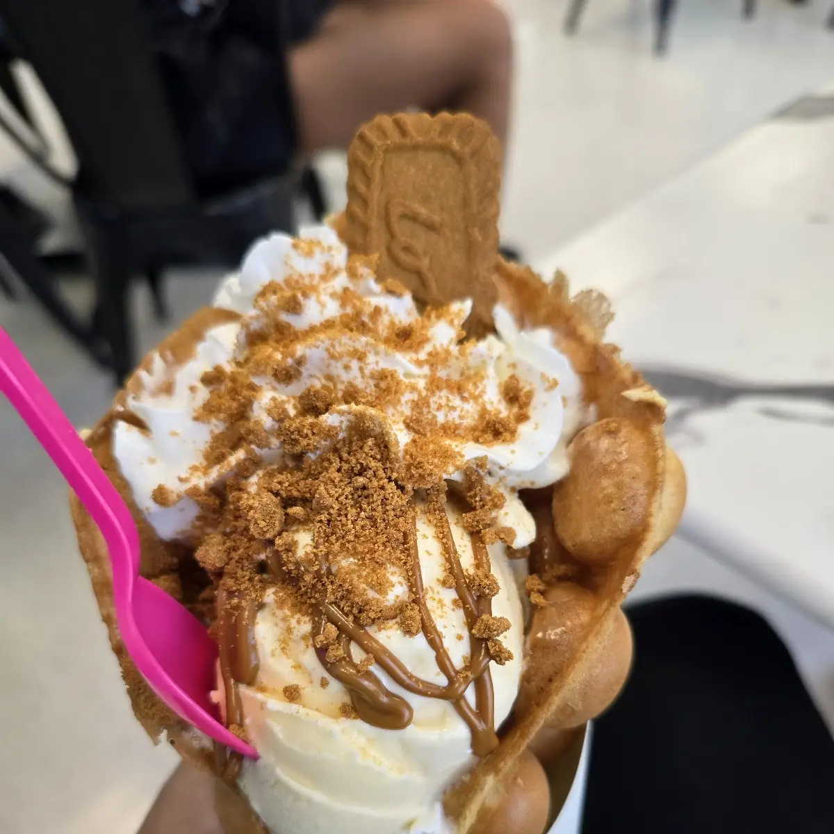 Biscoff Bubble Waffle