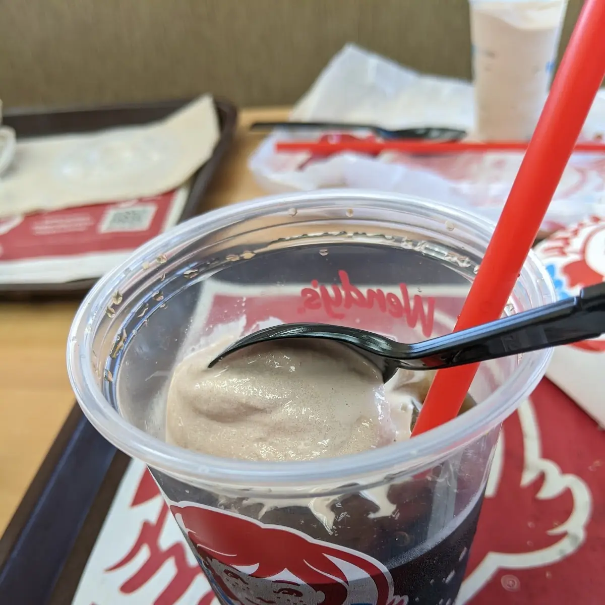 Self Created Root Beer Float with a Frosty