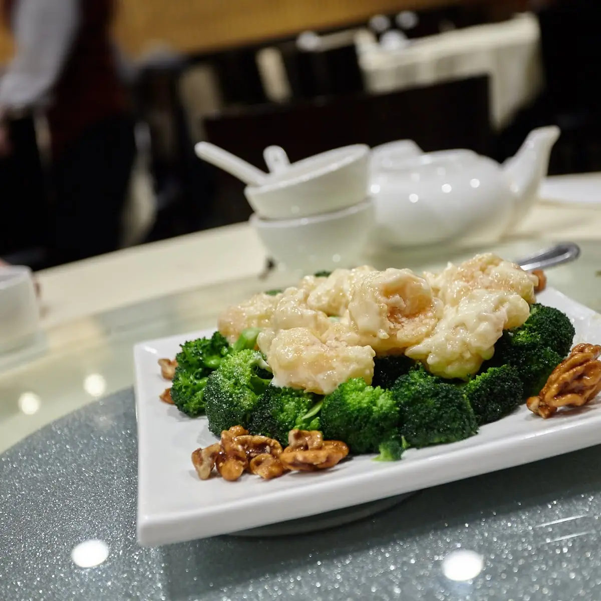 Scallop Shrimp & Snow Peas Spout Dumpling