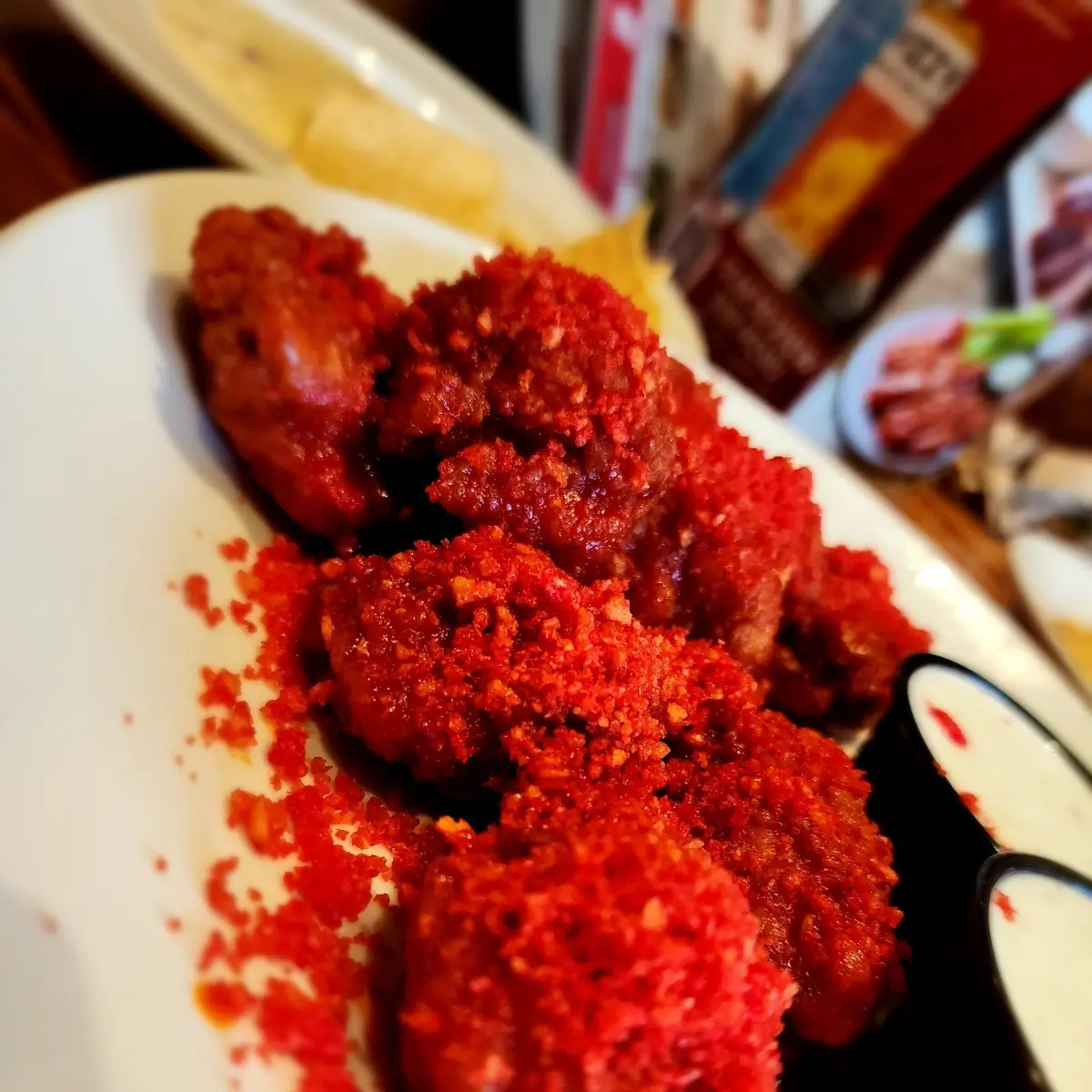 Flaming Hot Cheetos Boneless Wings